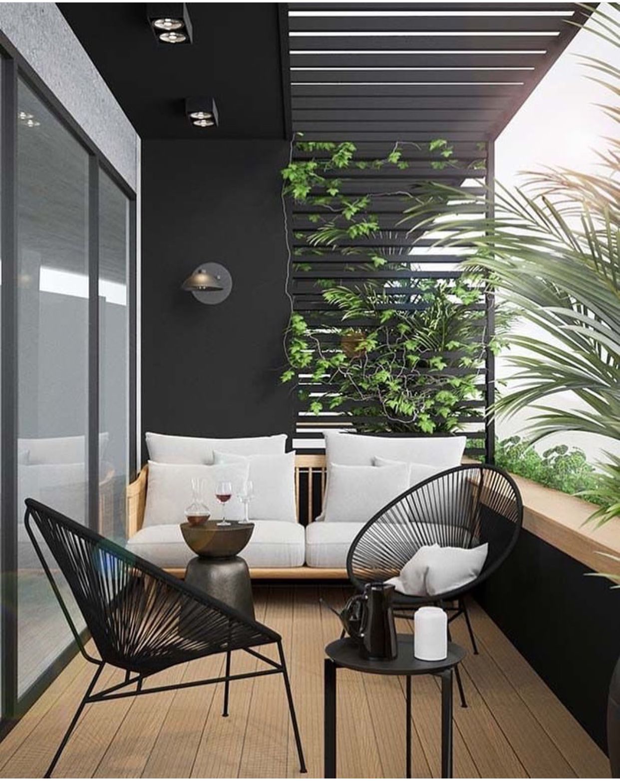 μικρά μπαλκόνια διακόσμηση