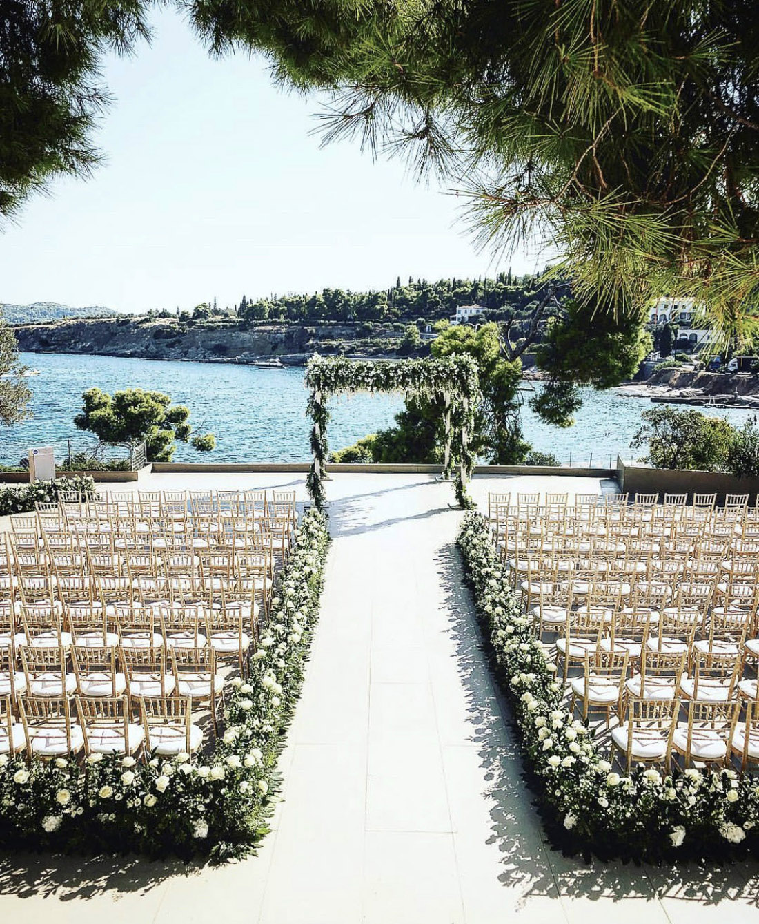 covered pool ceremony