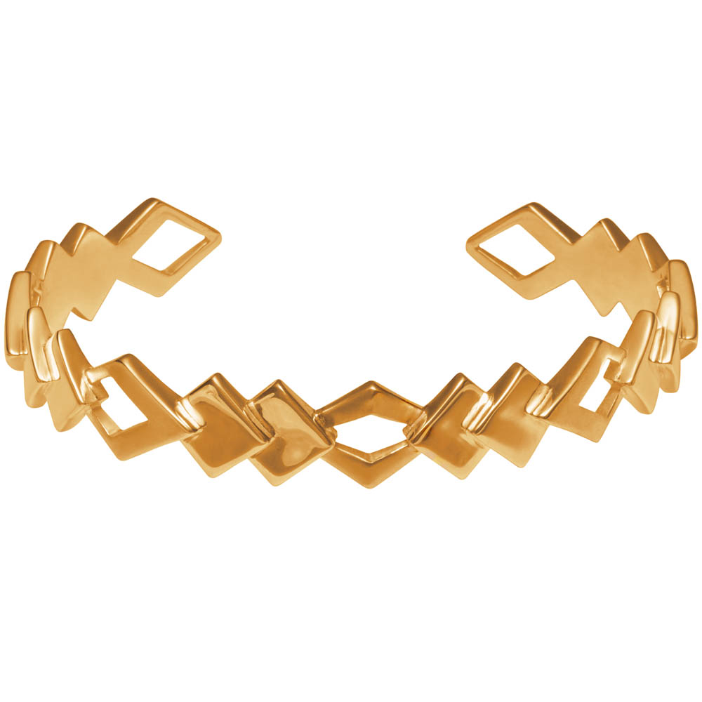 MOTIF collection_Edgy Bracelet_Gold 9k