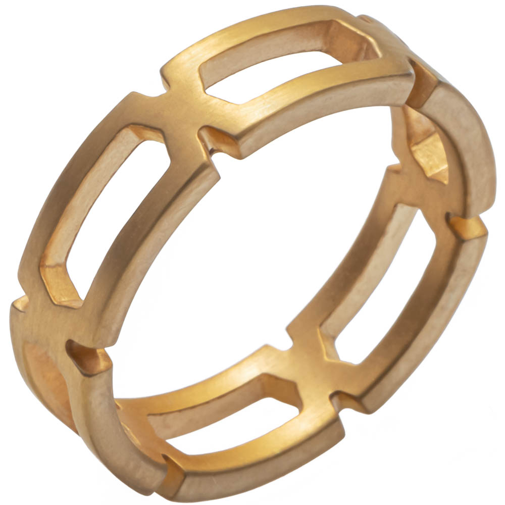 MOTIF collection_Geometrica S Ring_Gold Matte 9k_GP402194