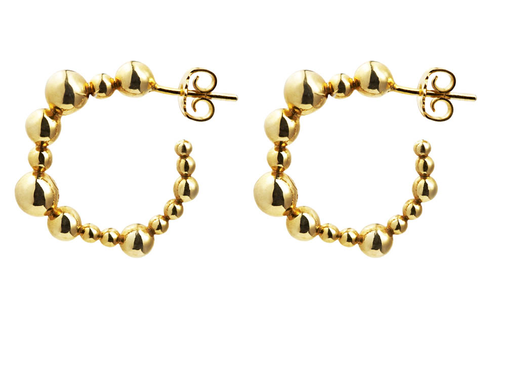 SPHERE collection_DROPLETS Earrings_Gold 9k_GP405052