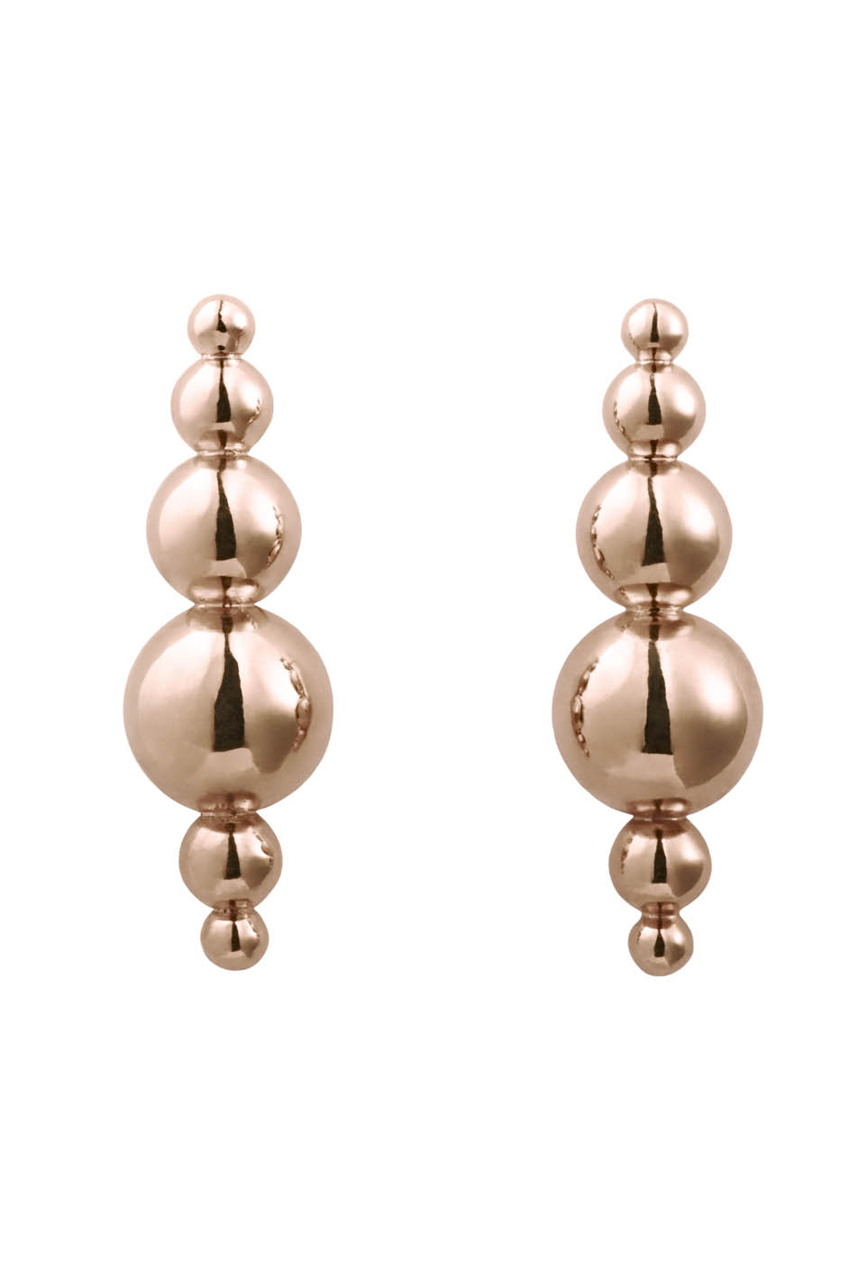 SPHERE collection_WATERFALL Earrings_Rose Gold 14k_GP409450_2
