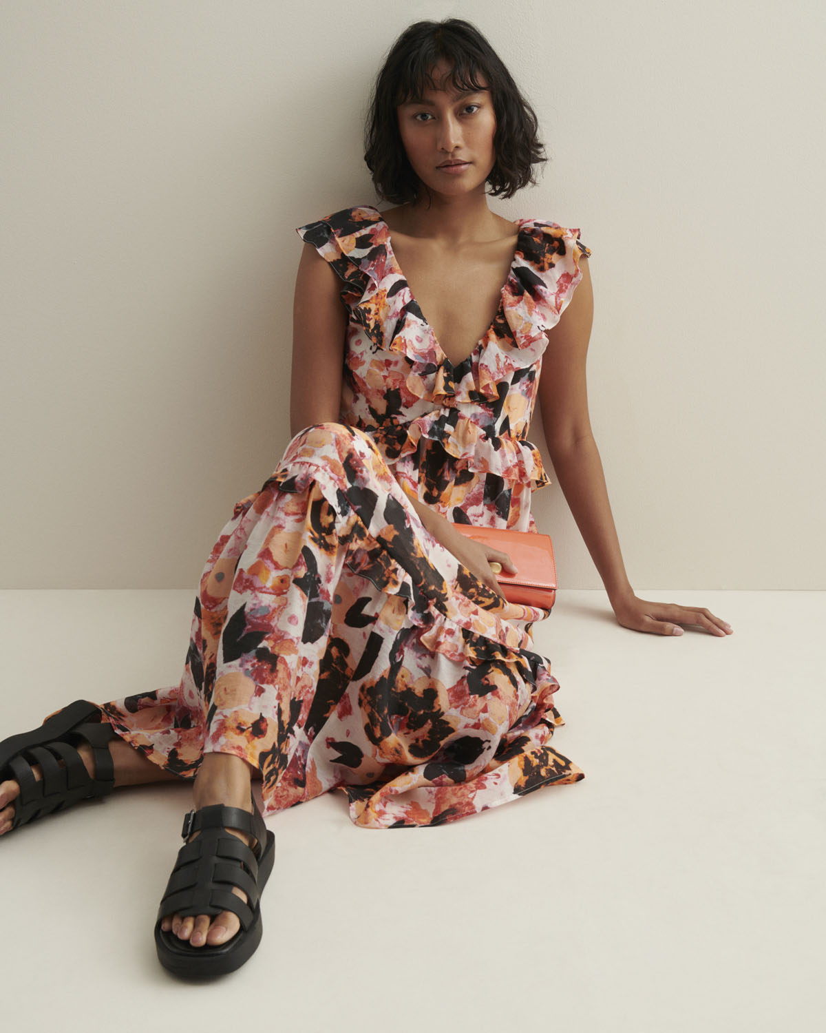 M&S Collection dress £65 T691700 June Bag £29.50 T015303W April M&S Collection Sandals £45 T025074 March
