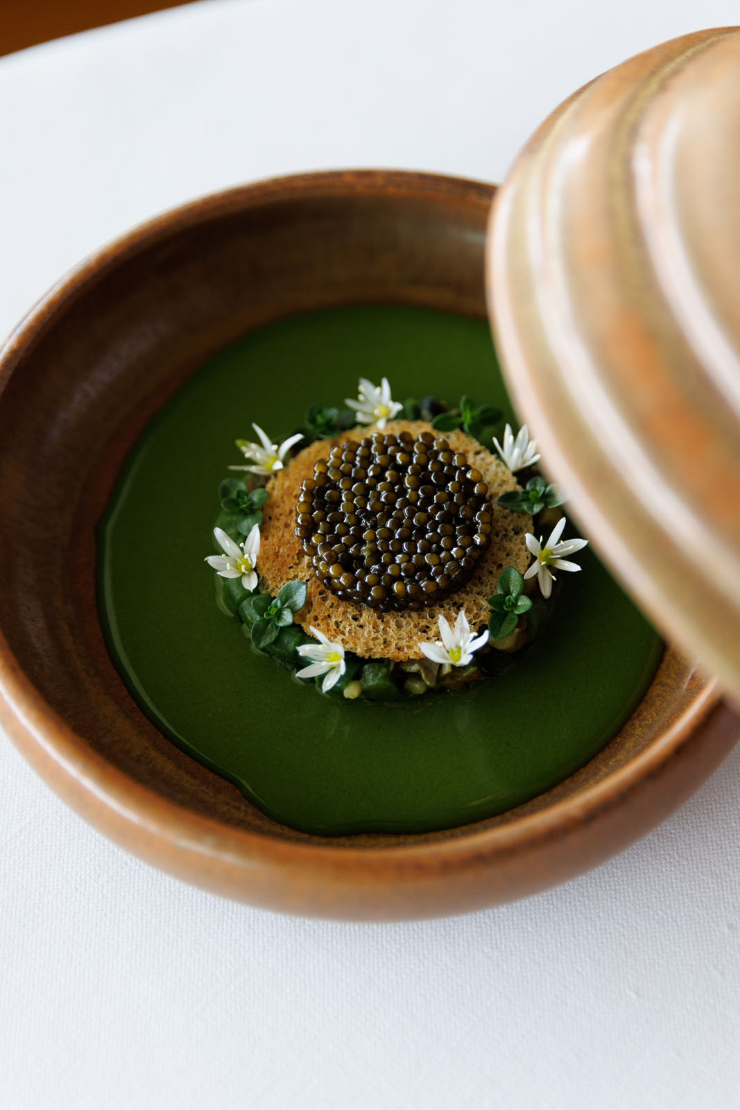 CRETAN ESCARGOTS Green Beans & Caviar 7